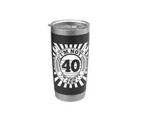 Je n'ai pas 40 ans, j'ai 30 ans, dix ans. Gobelet isotherme en acier inoxydable double paroi