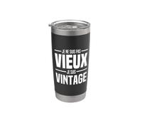 Je Ne Suis Pas Vieux Je Suis Vintage Homme Classique Drôle Gobelet isotherme en acier inoxydable double paroi