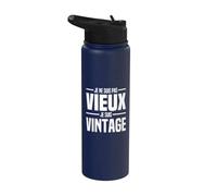 Je Ne Suis Pas Vieux Je Suis Vintage Homme Classique Drôle Stainless Steel Insulated Water Bottle