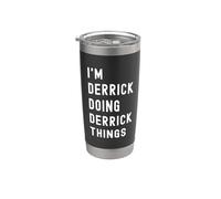 Je Suis Derrick Qui Fait Des Choses à Derrick Gobelet isotherme en acier inoxydable double paroi