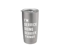 Je Suis Derrick Qui Fait Des Choses à Derrick Gobelet isotherme en acier inoxydable double paroi