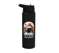 Je suis un colon martien Funny Occupy Mars Stainless Steel Insulated Water Bottle
