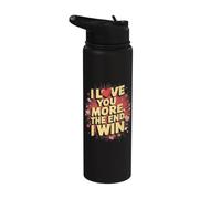 Je t'aime plus drôle, petite amie, petit ami, épouse, mari Stainless Steel Insulated Water Bottle