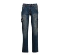 Jean de travail multipoches stretch Diadora Cargo Stone Denim - Bleu 44
