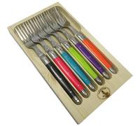 Jean Dubost – Coffret de 6 fourchettes – Laguiole Tonic Mix