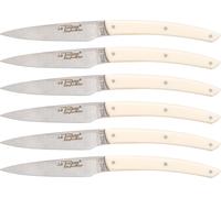 Jean Dubost Laguiole Messer Set 6 tlg., Acrylic Ivory
