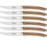 Jean Dubost Le Thiers couteau de table bois d'olivier 6 pcs.