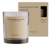 Jean & Len Bougie Miel de Manuka & Vanille, parfum doux et sensuel, végan, 195 g