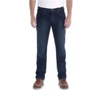 Carhartt Jeans pour hommes Rugged Flex Straight Tapered Jean Ultra Blue W36-L34