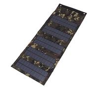 Jeanoko 50W Portable Panneau Solaire Sac Monocristallin Silicium 5 Pliant Panneau Solaire Sac Solaire Pliant Sac pour Voyage en Plein Air Camping Randonnée d'urgence(Camouflage)