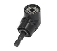Jeanoko Adaptateur de Perceuse à Angle Droit Porte-embout Coudé Adaptateur de Fixation pour Perceuse de Forage Accessoire à Tige Hexagonale 1/4 Po