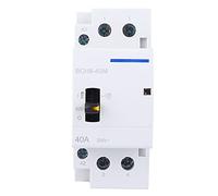 Jeanoko BCH8-40M 2P 40A 230V contacteur ca Domestique Montage sur Rail DIN 100000 Fois la durée de Vie électrique avec Interrupteur de Commande Manuel(2NO)