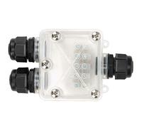 Jeanoko Boîte de Jonction étanche IP68, Connecteur de Borne Durable à 3 Voies pour une Utilisation en Extérieur, Fabriquée en Matériau PC Ignifuge, Comprend 1 unité