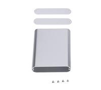Jeanoko Boîte de Projet en Alliage D'aluminium, Argent Mat, Joint étanche pour L'électronique, Bricolage 6063-T5 26x108x150mm