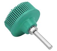 Jeanoko Disque en Poils D'émeri de 2 Pouces, Brosse Abrasive en Caoutchouc, Roue de Polissage pour L'élimination de la Rouille, Convient à la Perceuse électrique pour la Finition du Métal, 1 X (Vert)