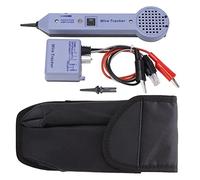 Jeanoko Kit de Testeur de Traçage de Câble Réseau Amplificateur à Induction Audio Réglable Détecteur de Toner de Câble Générateur de Tonalité et Kit de Sonde avec Sac de Rangement Manuel