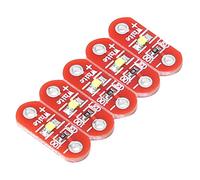 Jeanoko Lilypad Blanche LED Bien conçue LED Blanche montée en 50 pièces Module LED Composants électroniques pour 3~5V