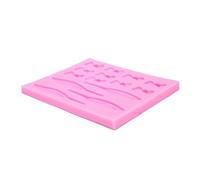 Jeanoko Moule de Fondant en Silicone, Motifs D'arc et D'oreilles de Lapin Flexibles pour la Décoration de Gâteaux, Plateau de Cuisson Réutilisable