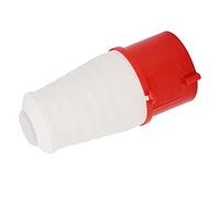Jeanoko Prise D'alimentation Industrielle, Prise étanche à 5 Broches, 32A, pour Usage Industriel et Agricole, Construction Durable en ABS et en Laiton