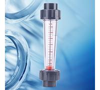 Jeanoko Rotamètre de débitmètre Tube en plastique de type LZS-25 débitmètre 300-3000L/H rotamètre d'eau