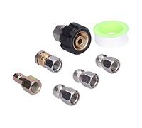 Jeanoko Tuyau de Nettoyage de Canalisation, Kit Haute Pression de 10 Mètres | Matériau PVC durable, flexibilité pour les virages serrés, compatible avec les rondelles 4000PSI