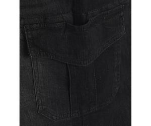 JEANS STETCH DIADORA DENIM STONE WASHED 6 POCHES NOIR DELAVE - 172115 C6208 M