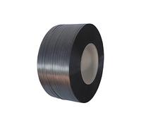 JECO - Lot de 1 bobine Feuillard PP polypropylène noir 12mm x 0.55 x 3000m Ø200mm cerclage machine ou manuel