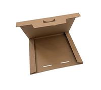 Jeco - Lot de 50 boites postales carton extra plates 320 x 320 x 10mm pour disque vinyle 33 tours étuis emballage expédition