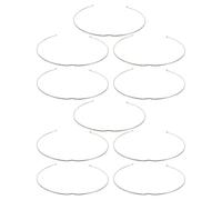 JECOMPRIS 10 Pièces Clip de Retenue en Fer Argenté pour Éclairage Encastré, Installation Rapide et Compacte, Design Élégant Large Gamme D'applications D'éclairage