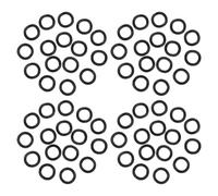 JECOMPRIS 1000 Pièces Rondelle Élastique Ondulée en Acier au Manganèse Noir, Diamètre Intérieur 6mm, Épaisseur 0,2mm, pour Fixation Sécurisée et Résistance à L'usure, pour Moteurs