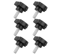 JECOMPRIS 6pcs Vis De Serrage Bouton Filetées Poignées à Filetage Boutons à Vis Forme De Prune Ergonomique Pour Équipements De L’Industrie Alimentaire