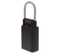 JECOMPRIS Boîte à Clés Étanche en Métal Code à 4 Chiffres Boîte de Sécurité Portable pour Clés pour Voyage d'affaires et Clôture Métallique