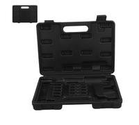 JECOMPRIS Boîte de Rangement 150/190/250 en Plastique Noir Portable avec Compartiments Divisés pour Outils Pneumatiques pour Réparations Industrielles et Bricolage