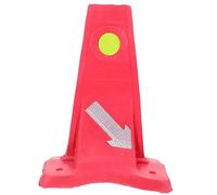 JECOMPRIS Cône De Déviation Routière Réfléchissant Signal Avertissement Pour Circulation Extérieure Marqueur De Sécurité Couleur Vive Pour Guidage Automobile