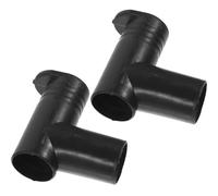 JECOMPRIS Connecteur d'angle Droit en Plastique Noir Installation Simple et Robuste Lot de 2 Pièces pour Portant Vêtements pour Étendoir à Linge Salon ou Salle à Manger