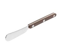 JECOMPRIS Couteau à Tartiner Marron Multifonction en Acier Inoxydable Manche Ergonomique Résistance à L'usure, Ustensile Pratique Cuisine