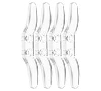 JECOMPRIS Crochets de Fixation pour Stores Enrouleurs, 4 Sets en Pom, Dispositif Fiable de Maintien des Cordons, pour Maison et Boutique