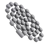 JECOMPRIS Dessous de Plat en Silicone Chaîne D'isolation Multi-Usage Élégant Poids à Tarte pour Cuisson et Dîner Résistant la Chaleur Antidérapant