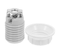 JECOMPRIS Douille en Céramique E14 pour Lampe, Remplacement Solide Matériau Abs et Aluminium, Compatible pour Éclairage Domestique Moderne et Élégant