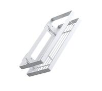 JECOMPRIS Étagère Protège Le Mur de Rangement Murale sans Perçage en Acier Carbone Blanc Structure Creuse et Garde Objets Secs pour Salle de Bain et Balcon