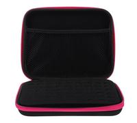 JECOMPRIS Étui Portable en Polyester et Mousse 63 Emplacements Compartiments Organiseur pour Huiles Essentielles pour Voyage ou Bureau pour Bouteilles D'huiles Essentielles