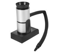 JECOMPRIS Générateur de Fumée Portable en Métal Argenté, Appareil de Cuisine Compact pour Fumage à Froid, Infuseur de Fumée pour Saumon, Steak et Barbecue, 1 Kit Polyvalent sans Logo,