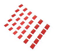 JECOMPRIS Guirlande Décoration Mini de en Chinois Drapeaux Polyester Rouge, 1 Set et de 30 Pièces Festive Polyvalente Design Vibrant et Facile à Combiner pour Extérieur Cheminée