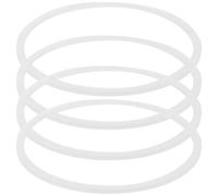 JECOMPRIS Joints D'étanchéité Flexible et Facile à Installer Lot de 4 en Silicone Blanc Accessoires pour Boîte à Lunch Isolée et Hermétique pour Boîte à Bento