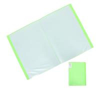 JECOMPRIS Livre de Rangement A3 pour Dessins Diamant 30 Pages, Portefeuille Plastique Vert, Album de Peinture Diamant Pochettes Transparentes, Stockage Sécurisé pour Créations DIY