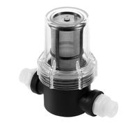JECOMPRIS passoire en ligne de 1/2 pouce filtre à eau réutilisable avec 2 connecteurs et crépine inox 80 mesh pour pompe à eau jardin installation rapide nettoyage facile Couleur Aléatoire