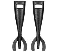 JECOMPRIS Pince pour Plaque de Cuisson en Fer, Lot de 2pcs, Légère et Résistante la Déformation, pour Barbecue et Cuisson sur Plaque Chauffante
