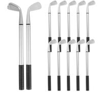 JECOMPRIS Stylos à Bille de Golf Lot de 12 Cadre Rigide Résistant en Alliage D'aluminium Noir Fête des Pères Mariage Cadeau Fête des Pères ou Mariage
