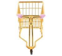 JECOMPRIS Support de Séchage en Fer Doré pour Éponge de Maquillage Chariot Miniature Décoratif et Organiseur de Bureau Couleur Aléatoire pour Chambre ou Bureau