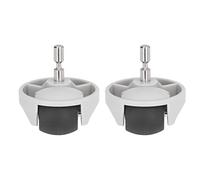 Jectse 2 Pièces Roue Avant Universelle pour Robot Balayeur | pivotante lisse, installation facile à clipser, pièce sous vide automotrice, caoutchouc résistant à l\'usure, entretien de
